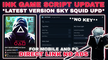 [SKY SQUID GAMES] Ink Game Script Pastebin **NO KEY** AUTOWIN-EACH ROUND, ANTI-FALL for MOBILE & PC