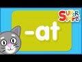 Word Family “at” | Turn & Learn ABCs | Super Simple ABCs