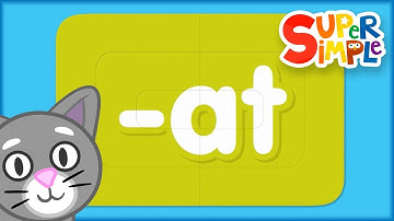Word Family “at” | Turn & Learn ABCs | Preschool Learning