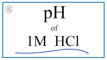 Find the pH of a 1M  HCl (Hydrochloric acid) Solution
