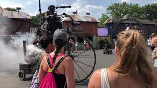 Steamroadsters Parade Streettheatre Straßentheater Steampunk