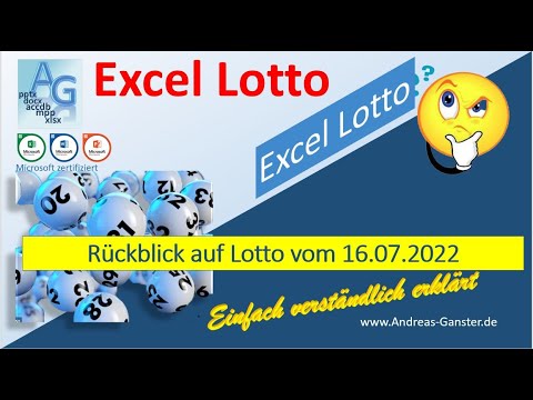 Was brachte die Vorhersage vom 16.07.2022? Also von letzter Woche.| Excel Lotto Tipp 12556