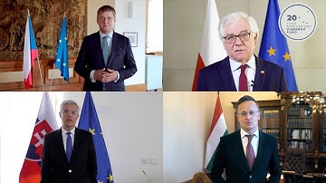 Together we CAN move ideas: Special congratulation from Ministers of Forgein Affairs of V4