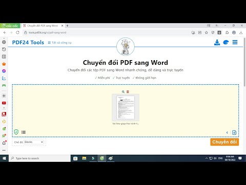 #1 Hướng dẫn chuyển đổi từ file PDF sang Word không bị lỗi font chữ miễn phí Mới Nhất