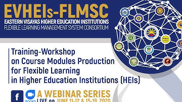 WEBINAR: Course Modules Production for FL in HEIs; "Student-Centered OBE Model for Module Design"