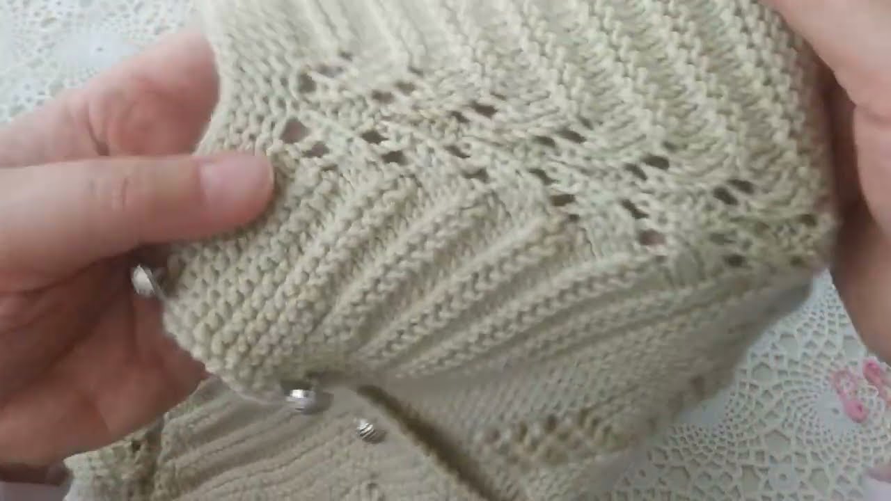 Toprak Yelek Roba tarifi ( Ters ilmek haraşo ile )