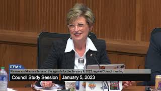 Council Study Session - 1/5/2023