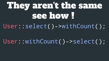 Laravel advanced Eloquent | know the difference between these 2 queries