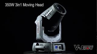 17R Beam Wash Spot Moving Head light 350W