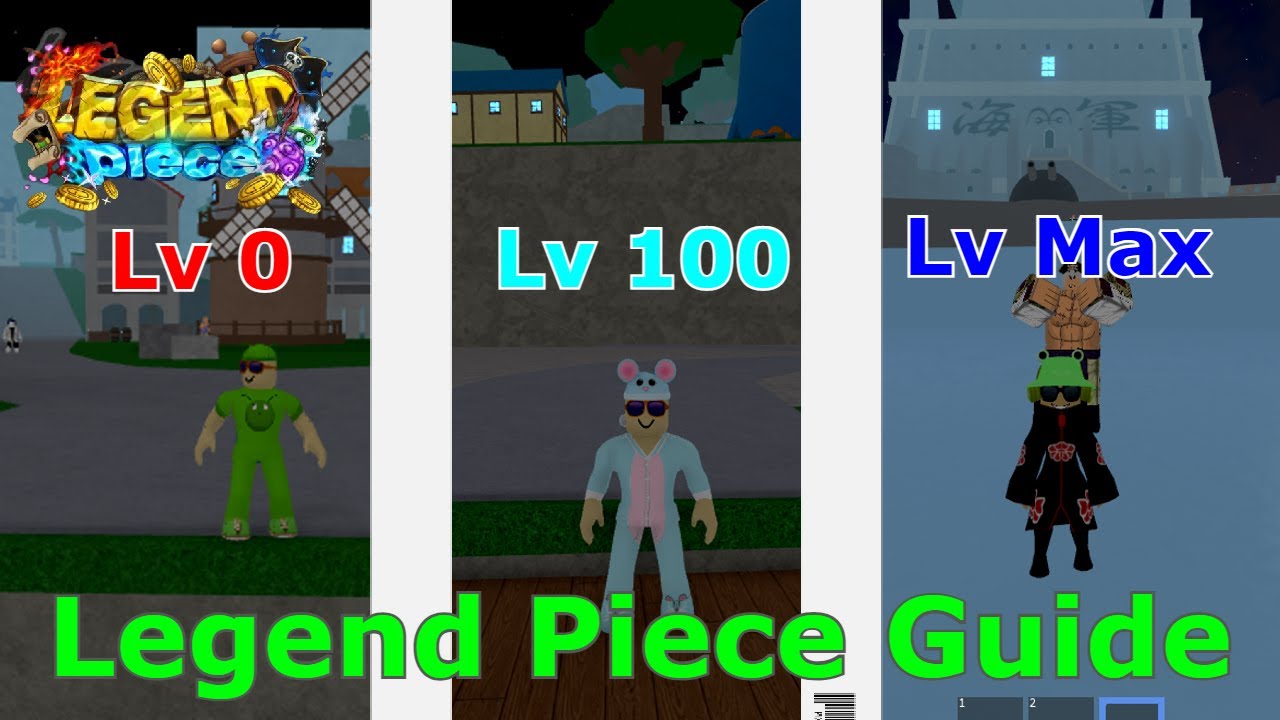 Legend Piece  Tutorial How To Get Max Level In 5 Min (Patched