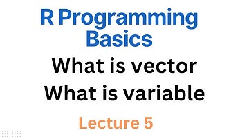 R Programming Basics|Understanding Variables vs. Vectors in R| Bioinformatics|R for beginners