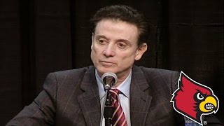 Rick Pitino Emotional after Louisville Postseason Ban