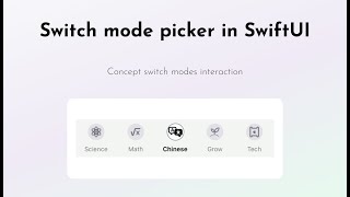 Make Switch Mode Selector In Swiftui