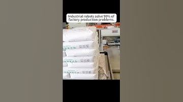 Industrial robots solve 90% of factory production problems. #machine #palletizer #robot
