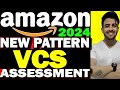 Amazon vcs new pattern assessment with answers work from home 12th pass  freshers eligible