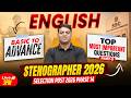 SSC Phase 14 English Classes 2026 | Most Imp Questions - 05 | SSC Stenographer English By Vivek Sir