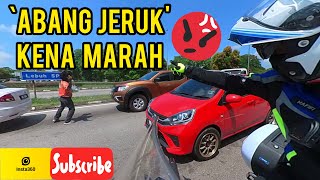 💢Abang Jeruk Kena `JERIT' Petugas Eskot Kerana Cuba Kawal Lalulintas‼️