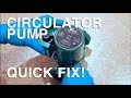 Fix & Repair Stuck Circulator Pump Before Replacing NO HEAT