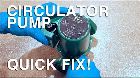 Fix & Repair Stuck Circulator Pump Before Replacing NO HEAT