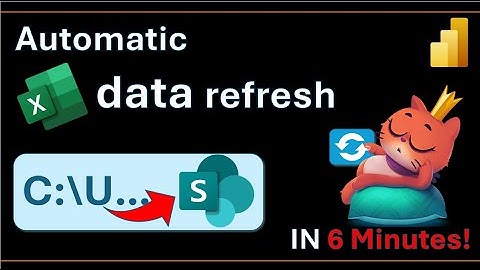 Automatic Excel data refresh in Power BI