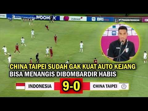 🔵 GILA REKOR KELAS DUNIA 9-0 ‼️ Hasil Timnas Indonesia U-23 vs China Taipei Taiwan, Kualifikasi AFC