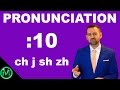 English Pronunciation: ch j sh zh