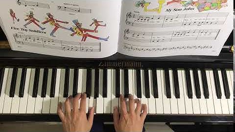 Five Toy Soldiers (P.24) - Bastien Piano for the Young Beginner Primer B