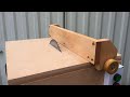 How To Make A Table Saw FENCE For Homemade Table Saw . Woodworking