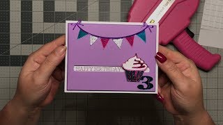Cupcake Spinner Birthday Card - Cricut Design Space File