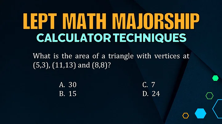 LEPT MATH MAJORSHIP REVIEWER | KARCE KC S991 CALCULATOR TECHNIQUES | AREA OF TRIANGLE | MATRIX