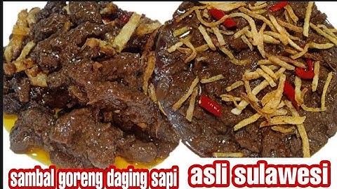sambal goreng daging sapi khas sulawesi,sambal goreng manado,gore gore,toppa lada,cook beef