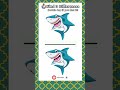 Find 3 Differences in 10 Seconds 🦈 | Spot the Difference Challenge #shorts Brain Test #88 #puzzle