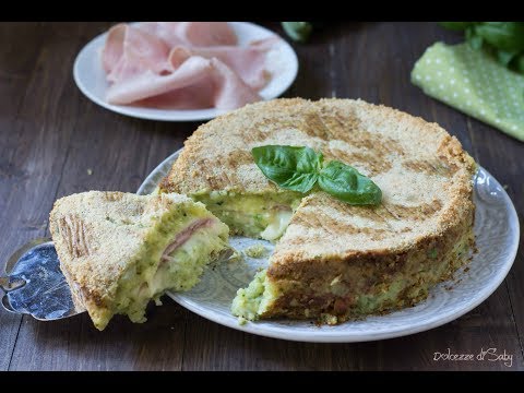 Sformato di zucchine e patate ripieno