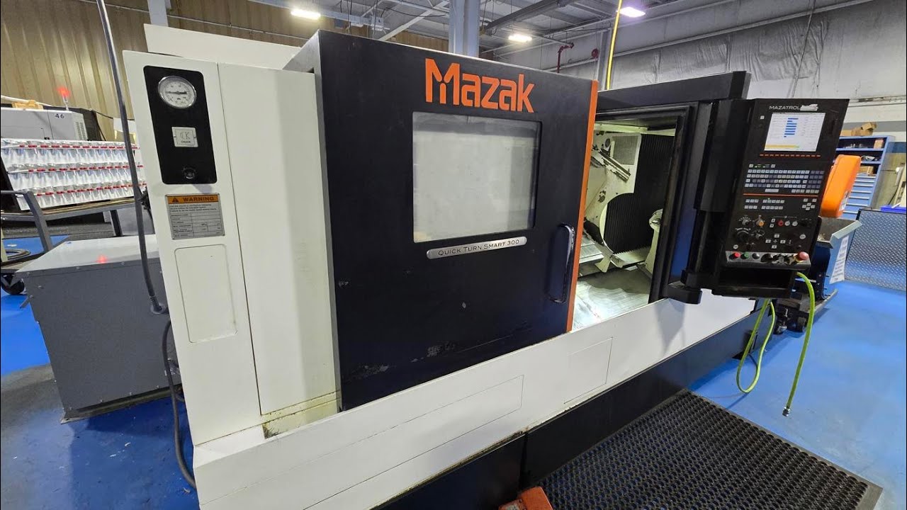 2012 Mazak QTS 300/1250 Quick Turn Smart Lathe - YouTube