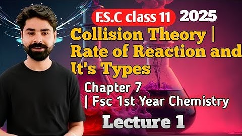 Collision Theory | Rate of Reaction and It