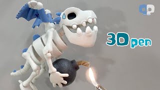 [3D pen] 클래시로얄 해골드래곤 만들기 / Skeleton Dragon Clash Royale