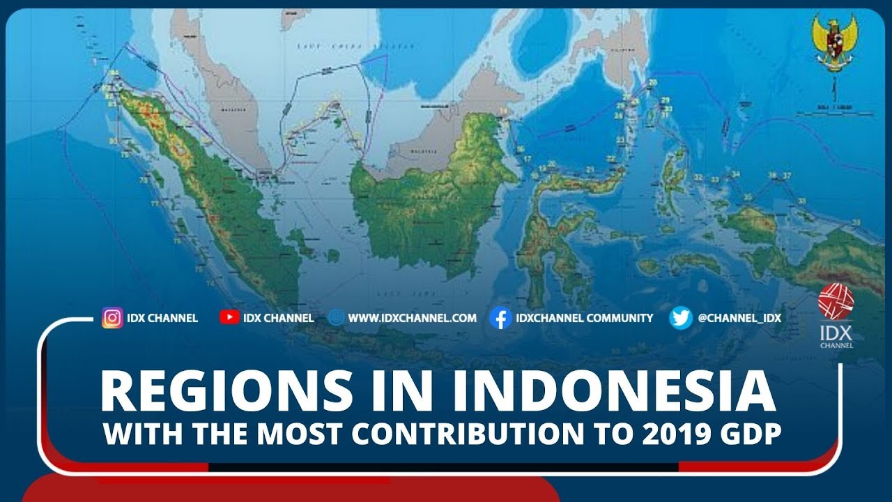 REGIONS IN INDONESIA WITH THE MOST CONTRIBUTION TO 2019 GDP 