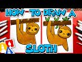 How To Draw A Sloth