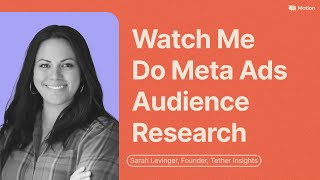 Watch Me Do Meta Ads Audience Research (LIKE A PRO)