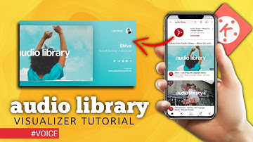 How to me make video like audio library | audio library visualizer | audio library | #kinemaster