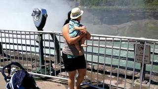 Niagara Falls with theodore and family