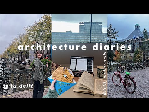 week in my life as an architecture student at TU Delft | library days