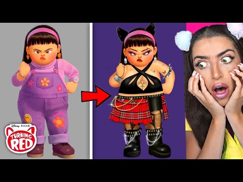 TURNING RED Characters GLOW UP into BAD KIDS! (AMAZING TRANSFORMATIONS!)