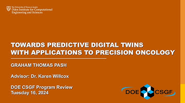 DOE CSGF 2024: Towards Predictive Digital Twins With Applications to Precision Oncology