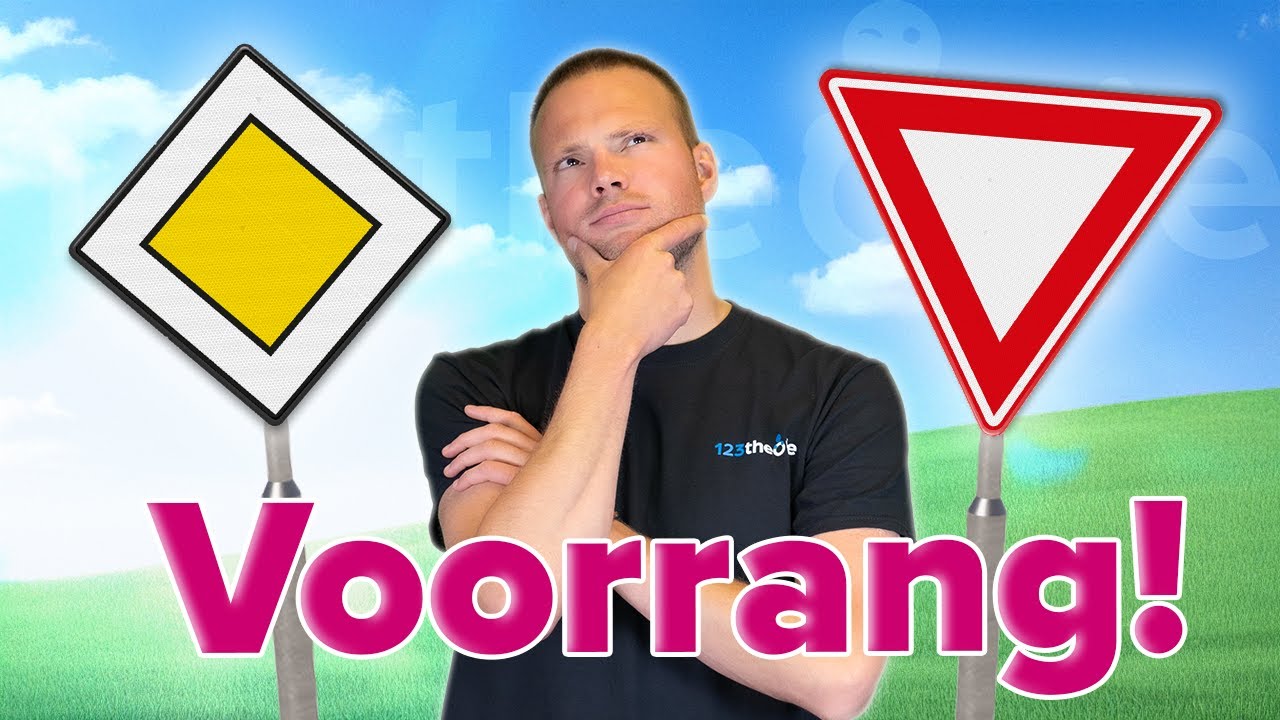 Voorrangsregels Uitleg || Theorie Examen || 123-Theorie