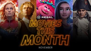 Movies Coming to Theatres in November 2023 - What to Watch at Regal