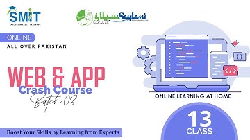 Web & Mobile App Development Class 13 ( By Sir Kashif Sulaiman )