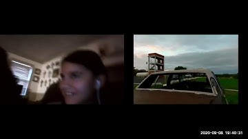 Autel Live Deck video footage on lap top transmitting on ZOOM video relay system