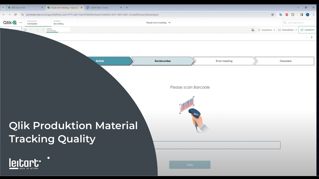 Qlik Produktion Material Tracking Quality
