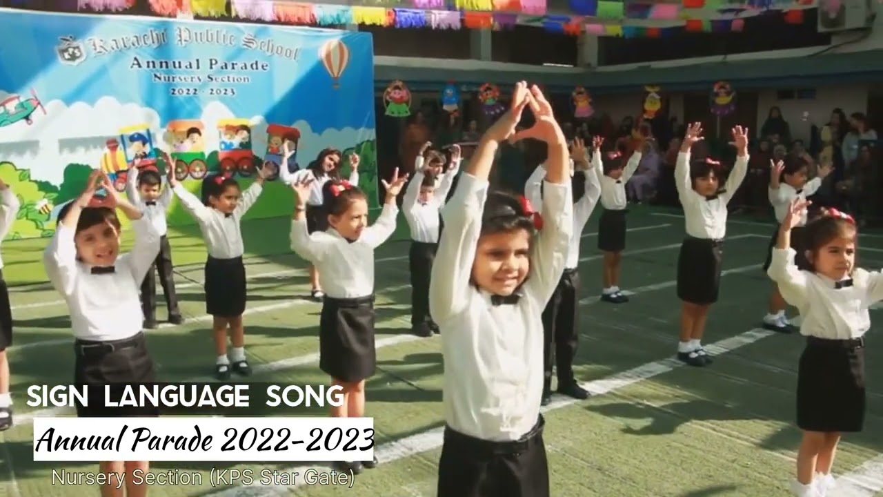 Kids Performance for the Deaf  I 'Let the Children Have a World' I Sign Language I Native Language